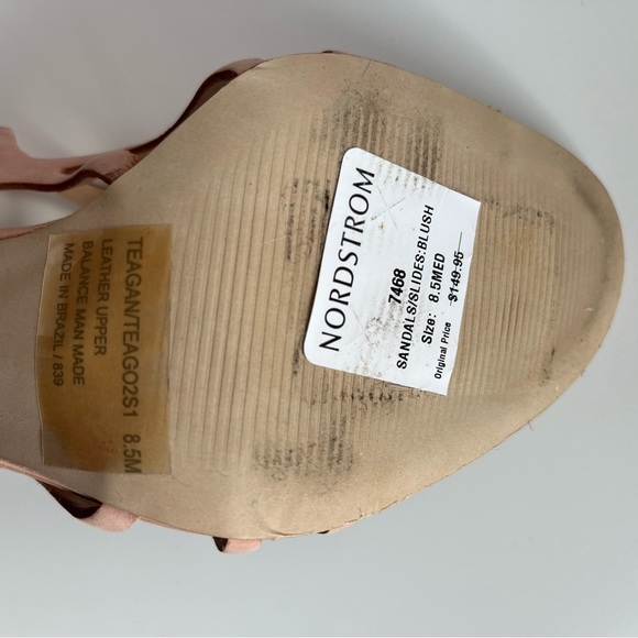 Steve Madden Teagan cage sandal heels blush size 8.5 NWT - Picture 8 of 8